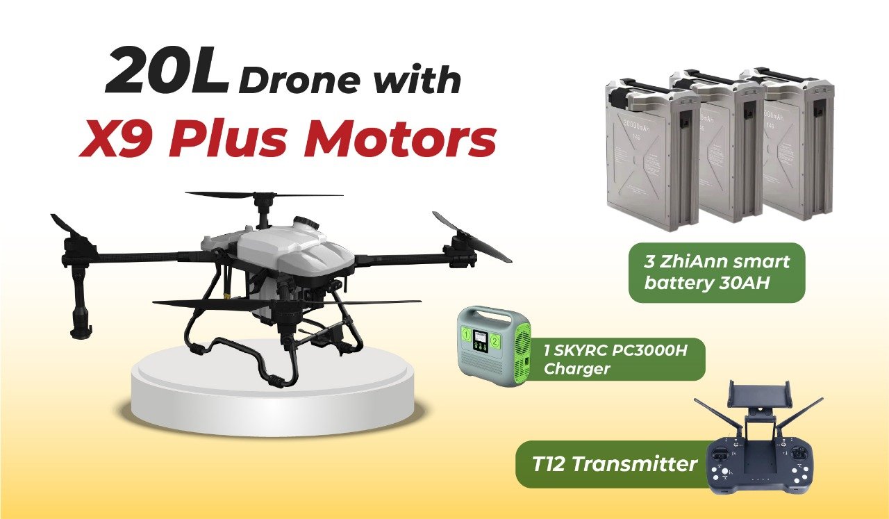 20 l Drone with X9 Plus Motor